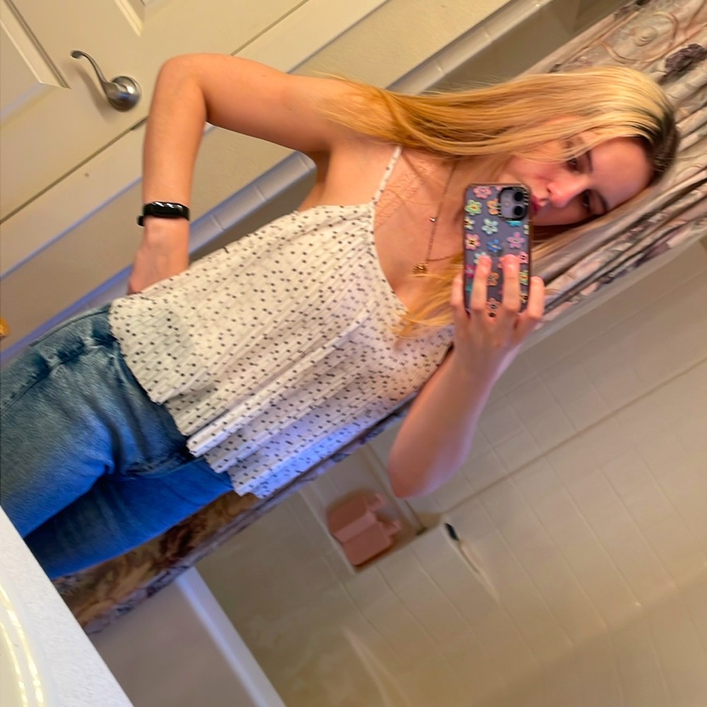 Small Polka Dot Hollister Tank-Top